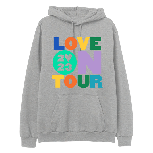 Love On Tour 2023 Grey Hoodie